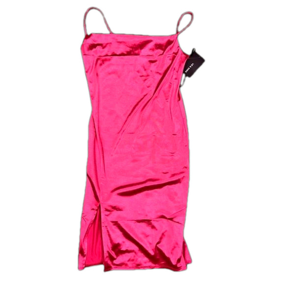 Pink satin dress NWT - Picture 1 of 5